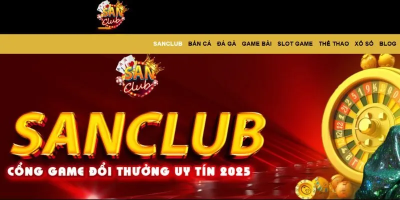 Vào trang chủ chính thức của cổng game